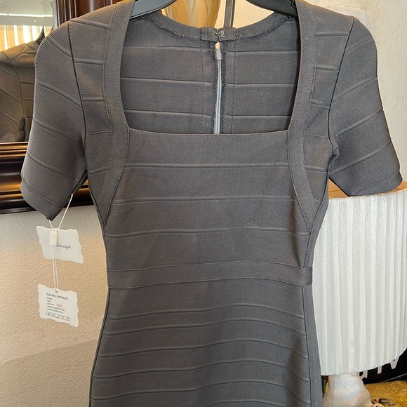 Celebrity Style Dresses & Skirts - CelebritStyle Grey Bodycon Dress NWT